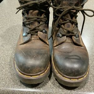 Dr. Marten’s Men's Dark Brown Leather Boots